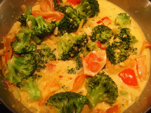 Broccoli curry